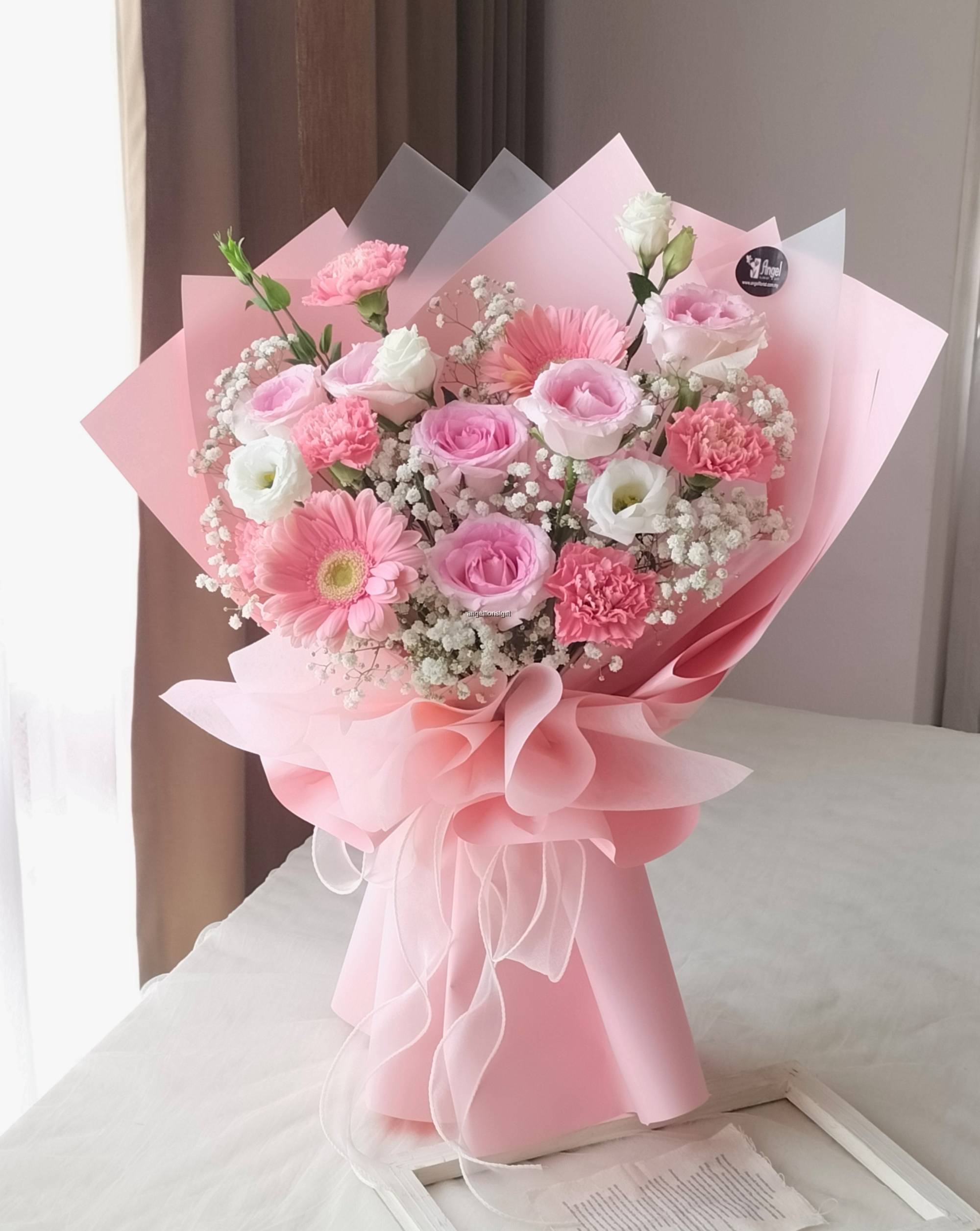 Flower Bouquet Barbie Roses Barbie Pink Roses And Mixed Flowers