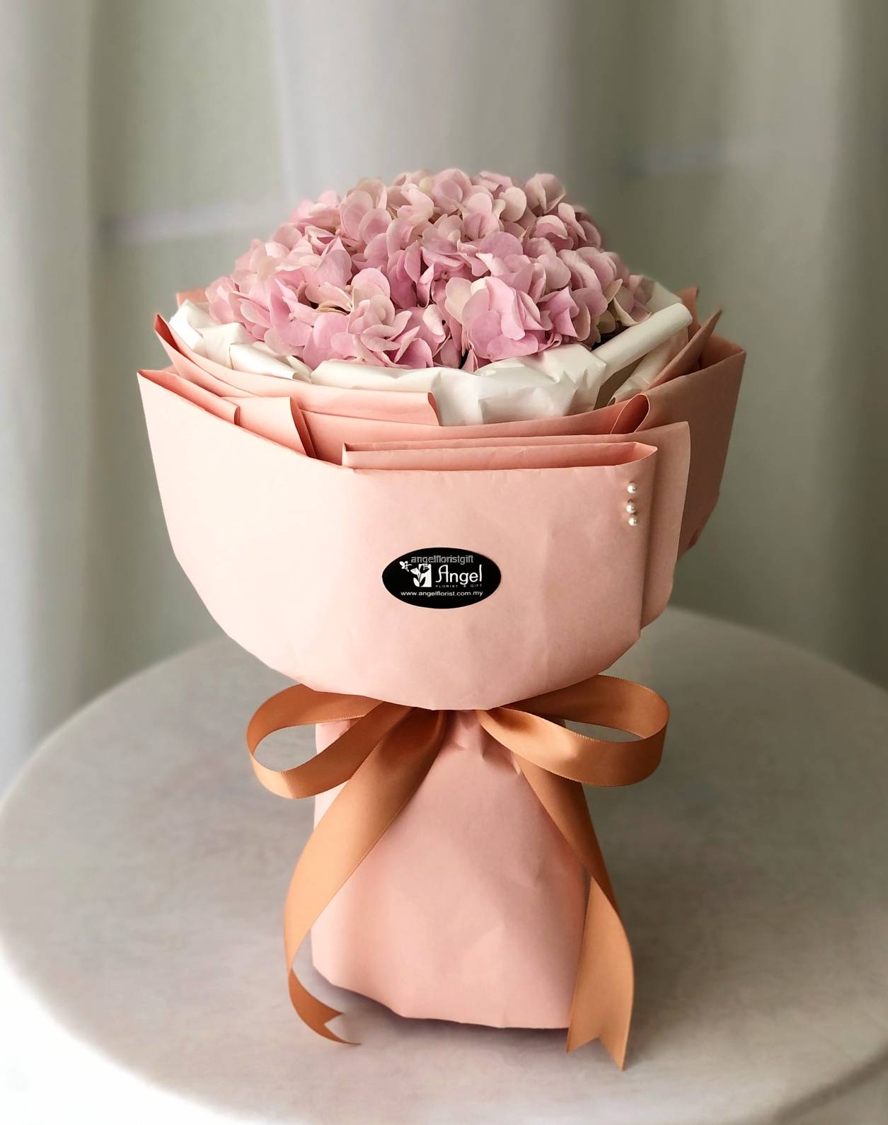 Image of Angels Blush Hydrangea bouquet